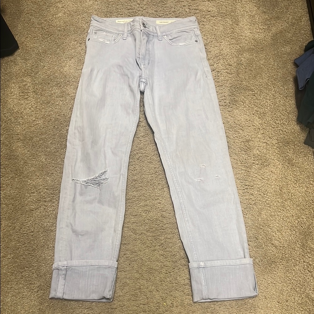 Pilcro and the Letterpress Light Blue Women Jeans